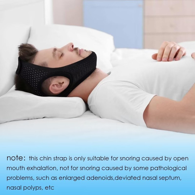 Forzacx Anti Snore Chin Strap - Breathable Chin Strap Snoring