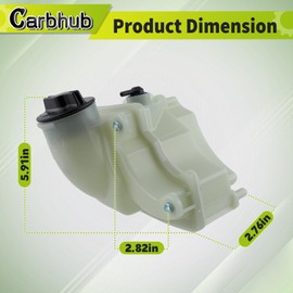 Carbhub 4180 350 0418 Fuel Tank Gas Tank Compatible with Stihl FS87 FS87R FS90 FS90R FS100 FS100R FS110 FS110R FS130 FS130R FC90 FC95 FC100 FC110 HL90K HL95 HL95K HL100 HL100K SP90 SP90T FT100