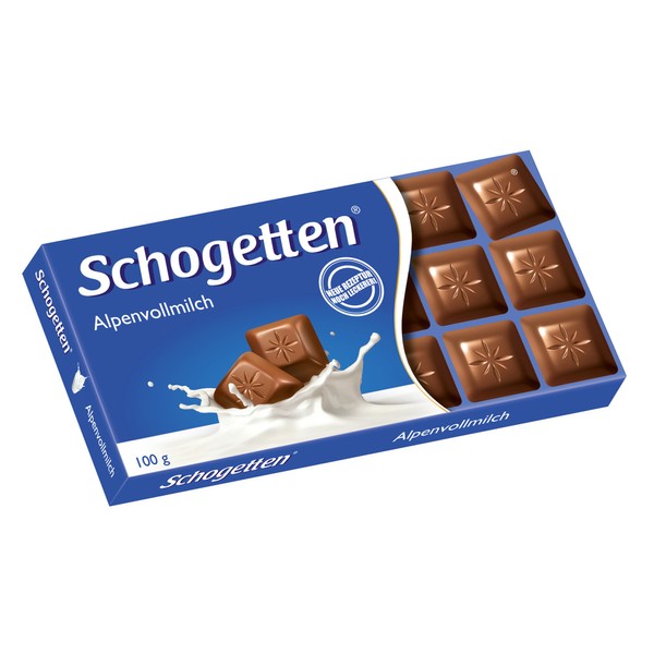 Schogetten Alpine Milk Chocolate 100g (15-pack)