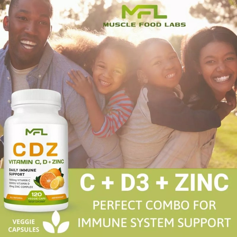 Vitamins MFL C D Z | Vitamins C 1000mg, D3
