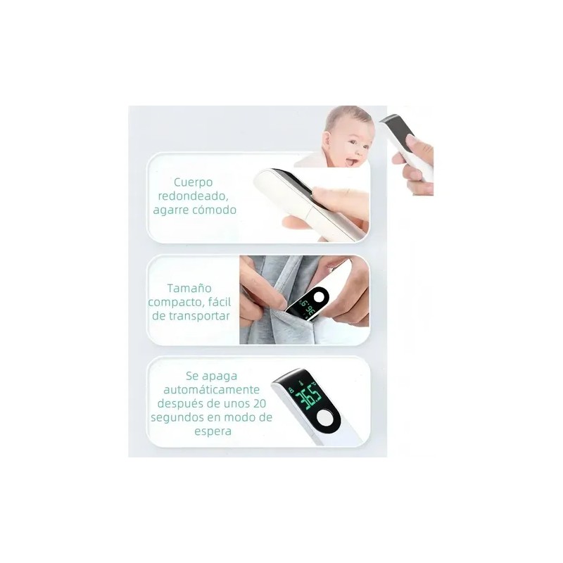 Termómetro Infrarrojo Digital Pantalla Led Sin Contacto Value Medical Supply