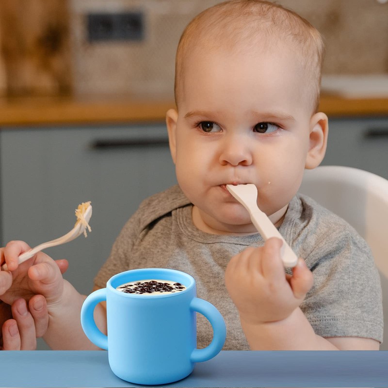 paeyaer Silicone Training Cup for Infants - 2 easy- grip