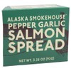 Alaska Smokehouse Pepper Garlic Salmon Spread, 3.5 Ounce Boxes (Pack