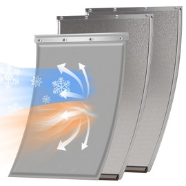 3-Flap Medium Dog Door Replacement Flap with Screws,Compatible with PetSafe Freedom Doggie Doors PAC11-11038, 8 1/8" X 12 7/8", Pet Door Replacement Flap for Extreme Weather Resistance(-20 to120°F)