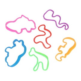 Jumbo Bands Jumbo Rubber Bracelet - Pack of 6 in Bag - Pack of 4, Rubber