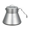 HARIO (ハリオ) V60 Metal Coffee Server 500ml Silver O-VCSM-50-HSV
