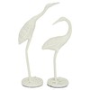 Deco 79 Metal Bird Decorative Sculpture Home Decor Statues, Set