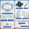 Batting Cage Cable Kit for 20FT, Retractable Batting Cage Wire