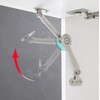 2 Pcs Qrity Cabinet Cupborad Furniture Door Lift Stay Support