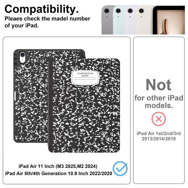 Supveco Supveco Case for iPad Air 11 Inch (M3 2025/M2