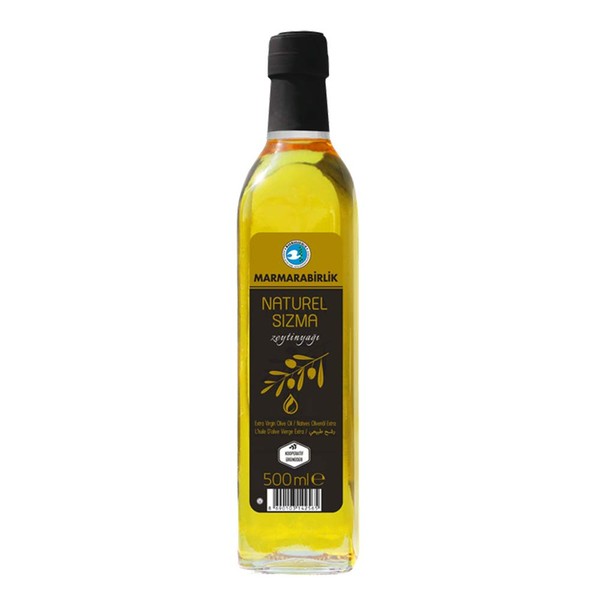 Marmarabirlik Naturel Sizma, Extra Virgin Olive Oil (500 ml - 16.9 fl oz)
