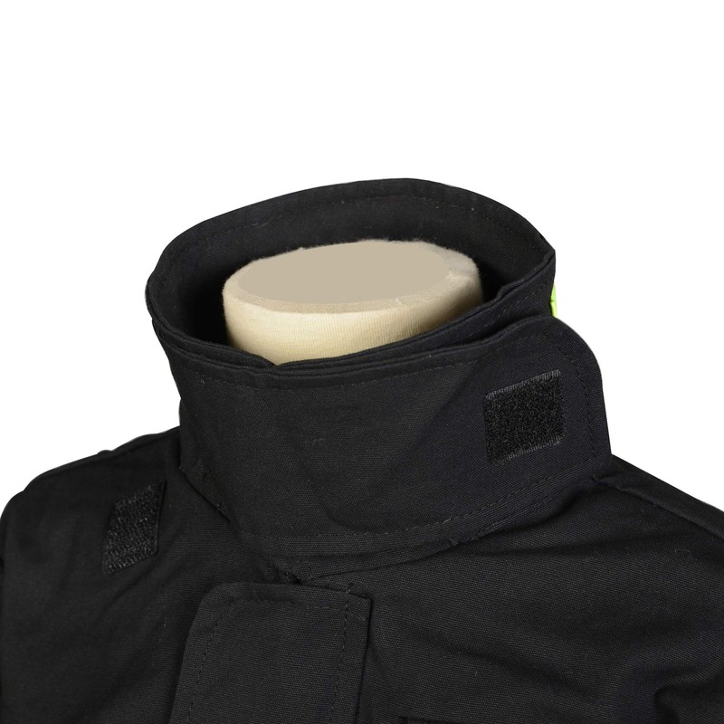 Aeromax Jr. Fire Fighter Bunker Gear, Black, Size 4/6