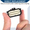 Hihaha 16 Pins Electrical Terminal Connector for Ford Mondeo /