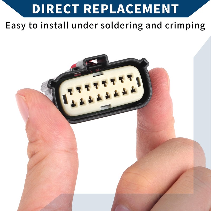 Hihaha 16 Pins Electrical Terminal Connector for Ford Mondeo /