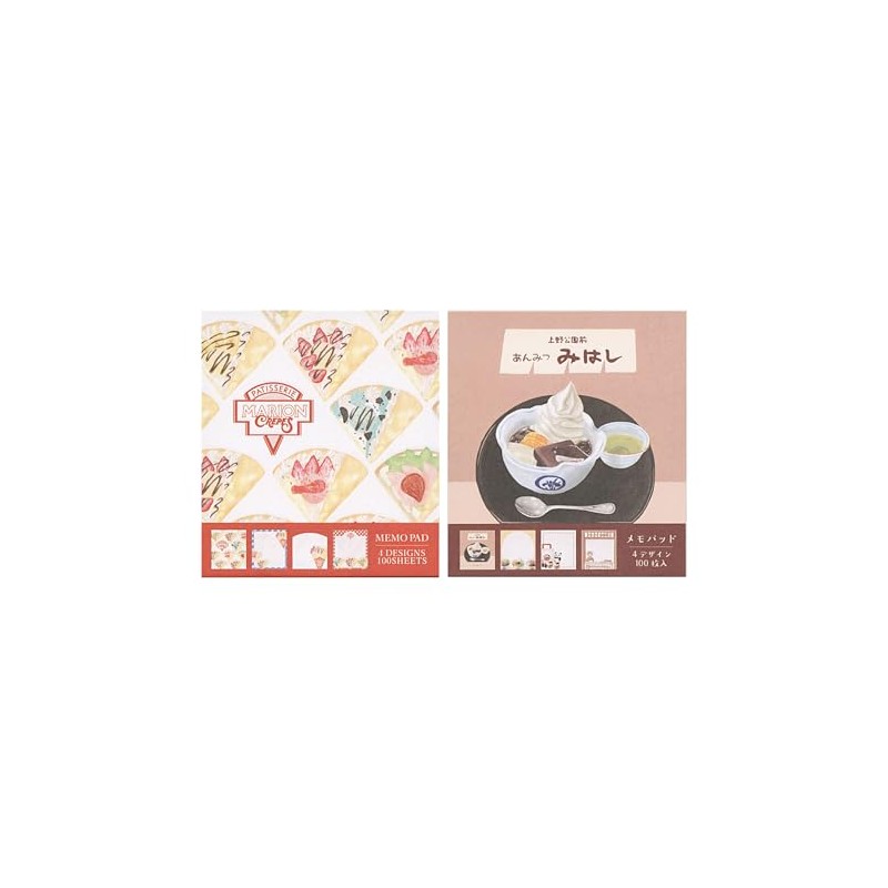 Sunstar Stationery S2842890 Cute Shops in Town Memo Marion Crepe