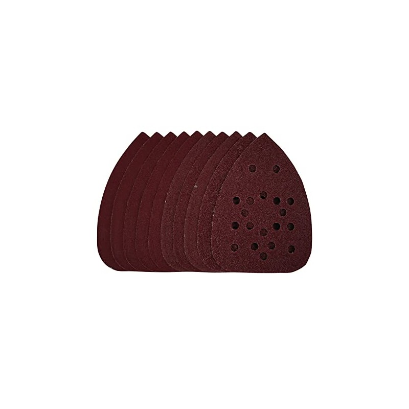 Draper 43466 Detail Sanding Sheets with Hook and Loop, 140mm,