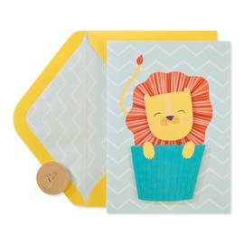 Papyrus Birthday Card for Kids (Roaring Good Birthday)