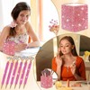 Qilery 8 Pcs Bling Desk Accessories for Valentines with 1
