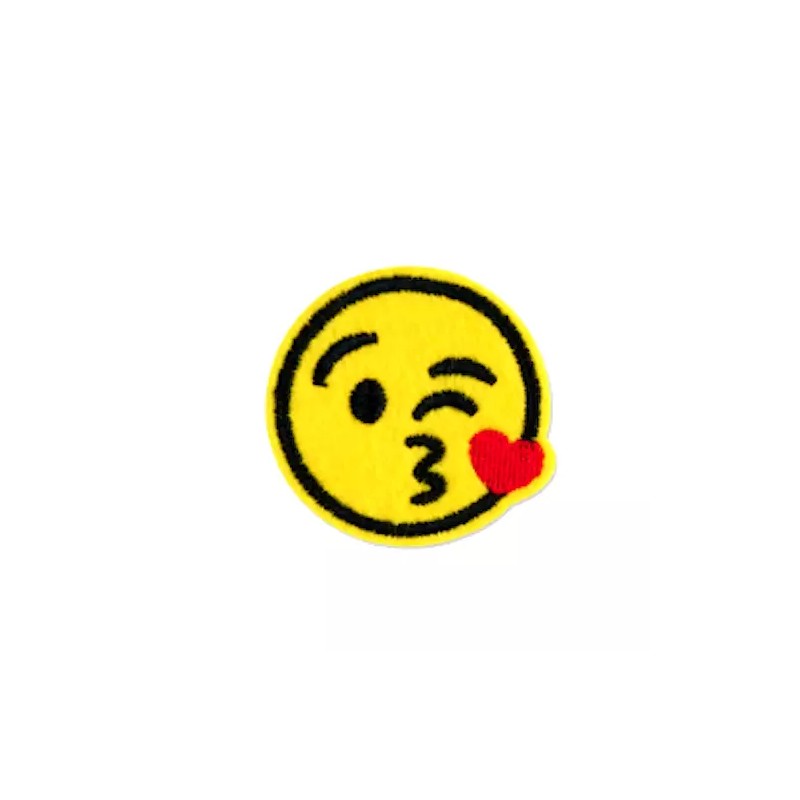 Unbranded EMOJI - YELLOW FACE - BLOWING A KISS -