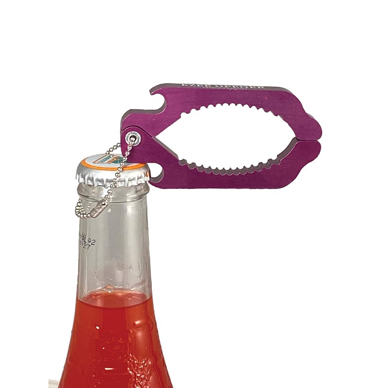 Ezee Opener - (Blue) Aluminum Keychain Multi use opener -