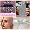 16000 Pcs Resin Rhinestones for Crafting, Flatback White Gems Jelly