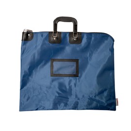 Cardinal bag supplies Locking Document Bag with Handles, HIPAA Compliant, 15 x 19 inch (Navy Blue)