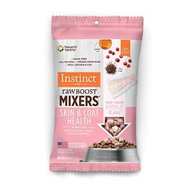 Instinct Raw Boost Mixers, Topper Liofilizado para Gato, Fórmula Piel y Pelaje Sanos, Sin Cereales, 0.75 oz