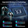 Wireless Earbud, Bluetooth Headphones 5.3 NEW 40H Ear Buds Bass