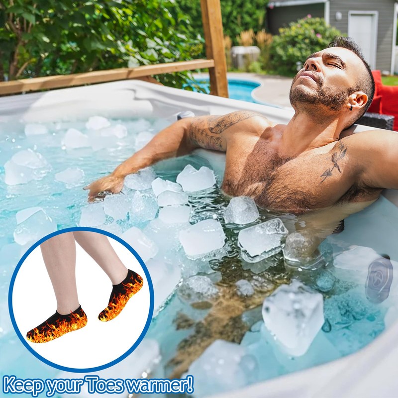 Chicingyou 3 Pairs Ice Bath Socks Cold Plunge Feet Covers