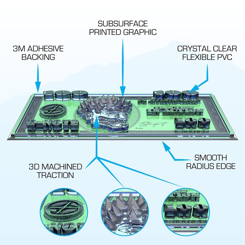STOMPGRIP Premium Snowboard Stomp Pad | G-Note | Vice Collection