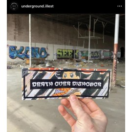 Underground Illest Death Over Dishonor car stickers decals jdm Slap Anime