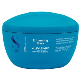 Alfaparf Milano Semi Di Lino Curls Enhancing Mask - Mascarilla Hidratante Intensiva para Cabello Rizado y Ondulado, Define y Controla el Frizz, 200 ml