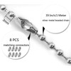 4 Pack Ceiling Fan Pull Chain Extender,Each Chain Length 39-inch(1