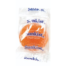 Sunkist Fruit Gems Soft Candy, Individually Wrapped, 2-lb, 8 Pack
