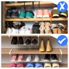 CroBlissful 1 Pcs Expandable Shoe Rack Organizer for Closet 16.5-31.5