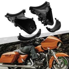 Unbranded Black Fairing Air Duct Set For Harley Davidson Road Glide Models 2015-2024 New