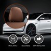 gunhunt Pack-2 Car Headrest Covers, Soft Dust-Proof Protector Covers, Seat