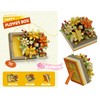 Sacblirr Orange Fantasy Mini Flower DIY Plant Building Blocks for