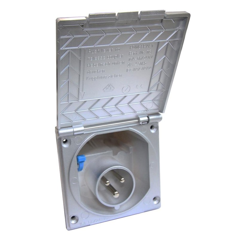 CEE 018-1 Tin with Lid – 230 V – Silver