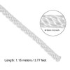 sourcing map Recoil Start Rope with Handle 5 mm Diameter