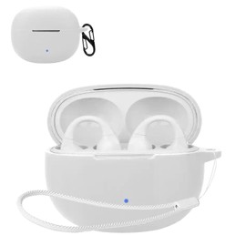 For Edifier Comfo C Case [HVUYAL] Anti-lost Hook Lightweight Anti-Scratch Dustproof Scratchproof Scratchproof Soft Silica Gel Sport Cool Design Impact Absorption Slim Soft Case Cover Anti-Drop