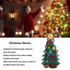 LED Christmas Decoration Light PVC Lighted Festival Window Silhouette Christmas