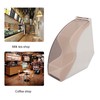 Coffee Filter Paper Storage Box Dustproof Plastic Filter Paper Rack