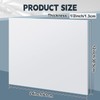 Sasylvia White Hdpe Sheet 1/2" Thick 24 x 12, HDPE