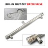 Double Shower Head for Couples, Brushed Nickel