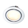 HCFEI Set of 6 LED Slim Furniture Recessed Spotlights, Glossy