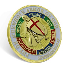 50/PacK Put On The Whole Armor Of God Pins-Ephesians 6 13-17