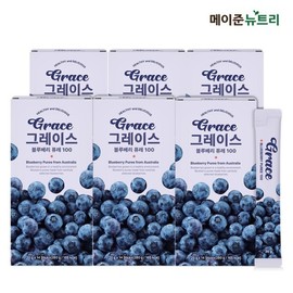 Mayjun Nutri 그레이스 블루베리 퓨레 100 6박스 84포) Grace Blueberry Puree 100 (6 boxes, 84 pouches)