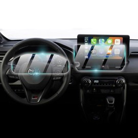 IPG ProActive for Toyota 2023-2024 2025 RAV4 10.5" Navigation + 12.3" Dashboard (2 Pieces) Display 9H Hardness Screen Protector Nano Ceramic Film Ultra Responsive for Rav4Navi+Dash