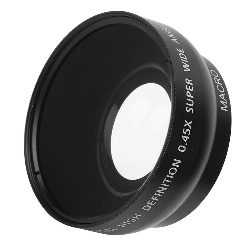 49MM 0.45X Wide Angle Macro Lens,Aluminum Alloy 49MM 0.45X Wide